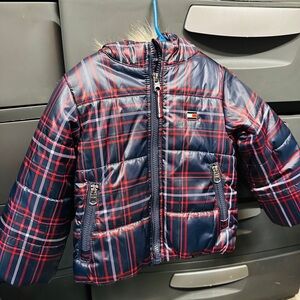 Tommy Hilfiger Plaid Puffer Jacket
